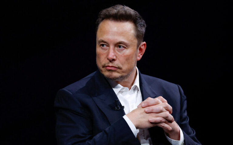 FILE PHOTO: Tesla CEO and X owner Elon Musk attends the VivaTech conference in Paris