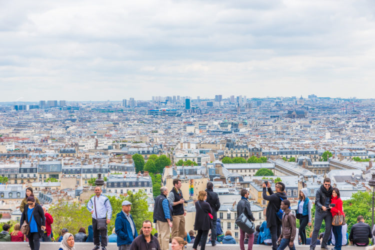 Paris,,France,-,May,24,,2016:,Cityscape,Of,Paris,From
